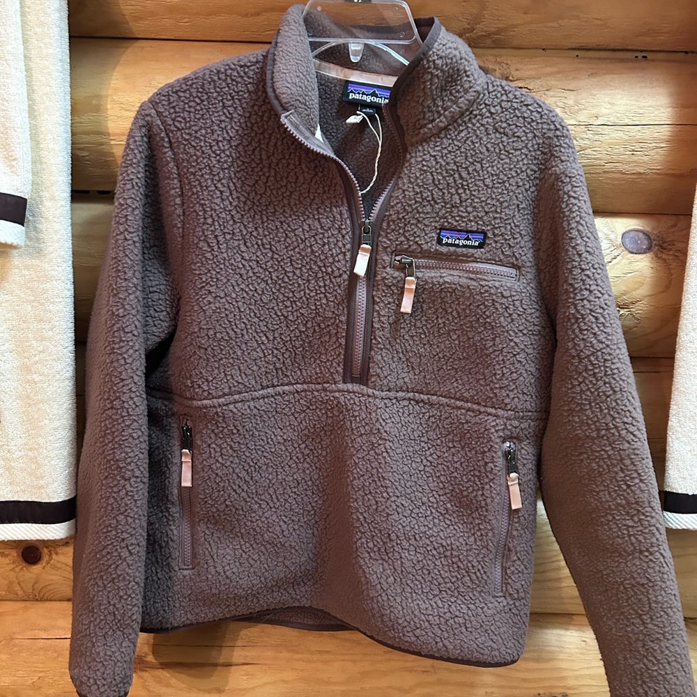 Patagonia Women's Brown Fleece Pullover Jacket